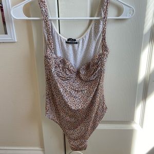 Urban Outfitters - Out from Under Leopard Bodysuit